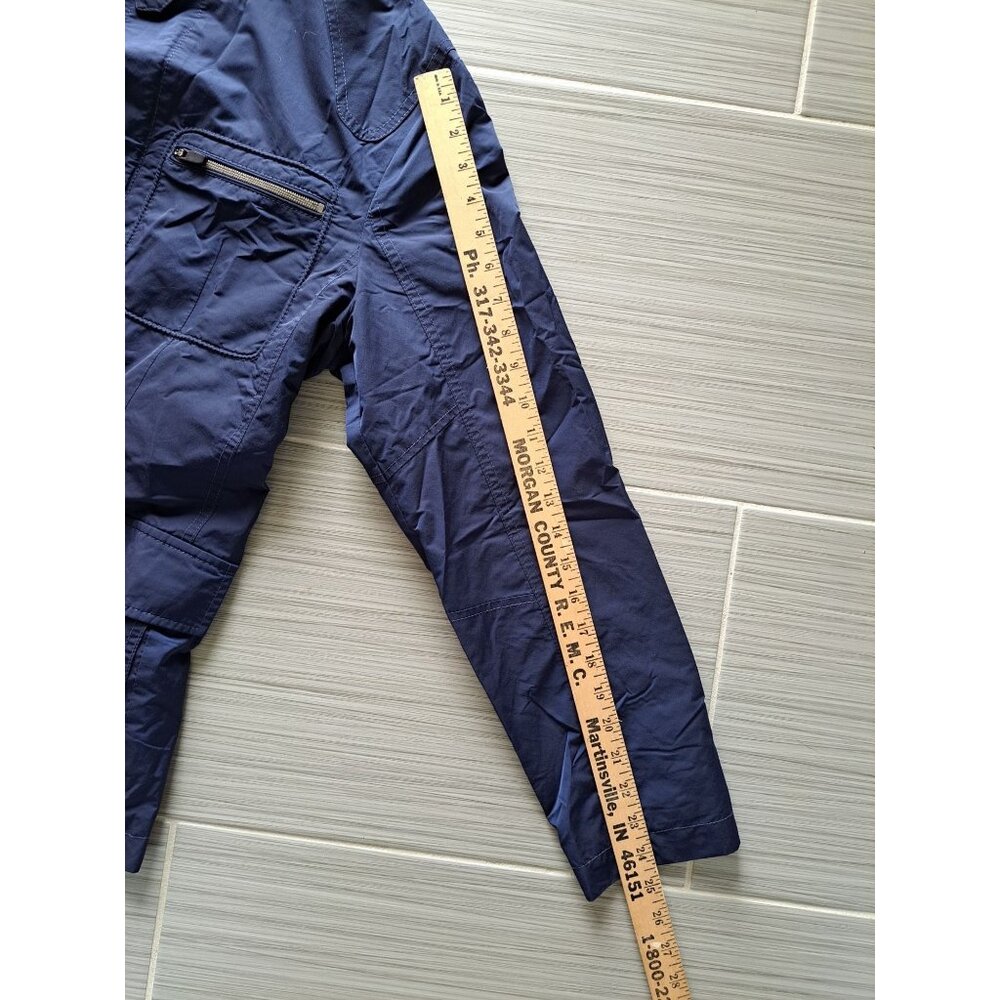 Tommy Bahama Rain Jacket Men's Navy Lightweight Raincoat Snap Zipper Large - Picture 9 of 11